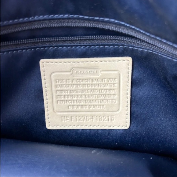 yellow coach purse- as is - Picture 12 of 12